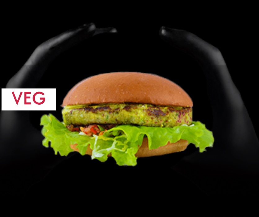 Фото Вегабургер с фалафелем